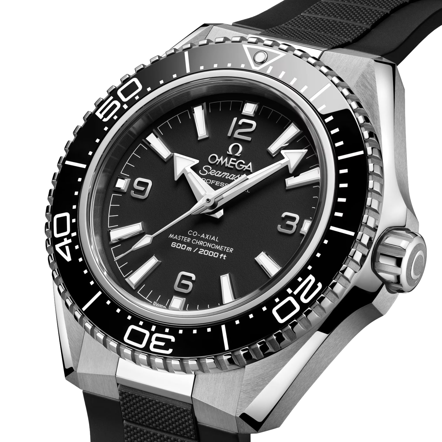 OMEGA Seamaster Planet Ocean 600M 42mm - Black on Rubber Strap