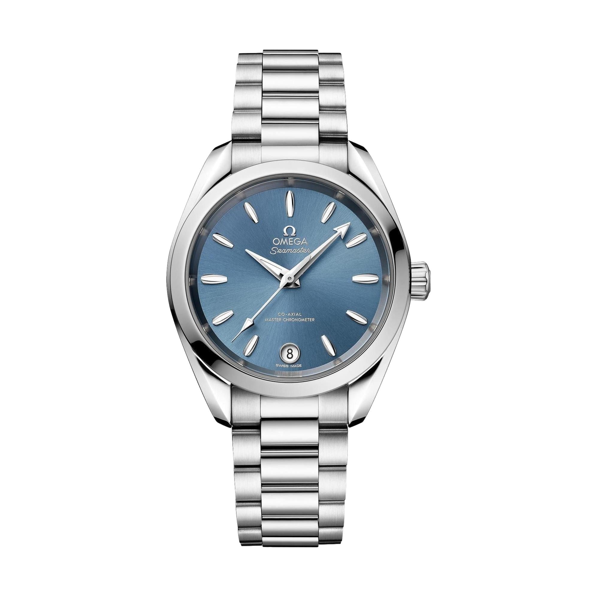 OMEGA Seamaster Aqua Terra 150M 34mm - Sea Blue on Bracelet
