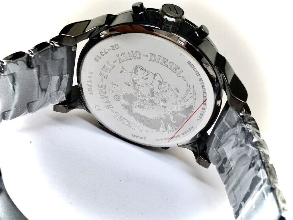 Diesel DZ7315 Mr. Daddy 2.0 Chronograph Men's Watch – Grey Dial & Grey Stainless Steel Strap