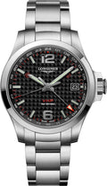 Longines Conquest V.H.P. GMT Stainless Steel Men's Watch L3.718.4.66.6
