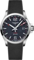 Longines Conquest V.H.P. Black Rubber Strap Men's Watch L3.728.4.66.9