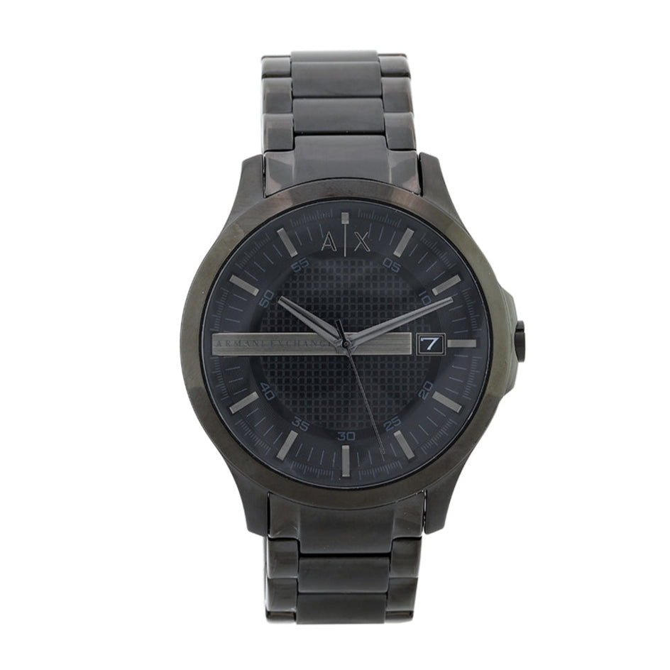 Armani Exchange Hampton AX2104 Men's Chronograph – Black Dial with Black Stainless Steel Strap