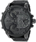 Diesel DZ7396 Mr. Daddy 2.0 Chronograph Men's Watch – Black Dial & Black Stainless Steel Strap