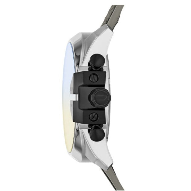 Diesel DZ4523 Mega Chief Chronograph Men's Watch – Black Dial & Grey Nylon Strap