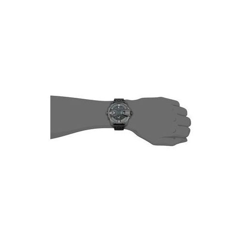 Diesel DZ7372 Uber Chief Chronograph Men's Watch – Black Dial & Grey Stainless Steel Strap
